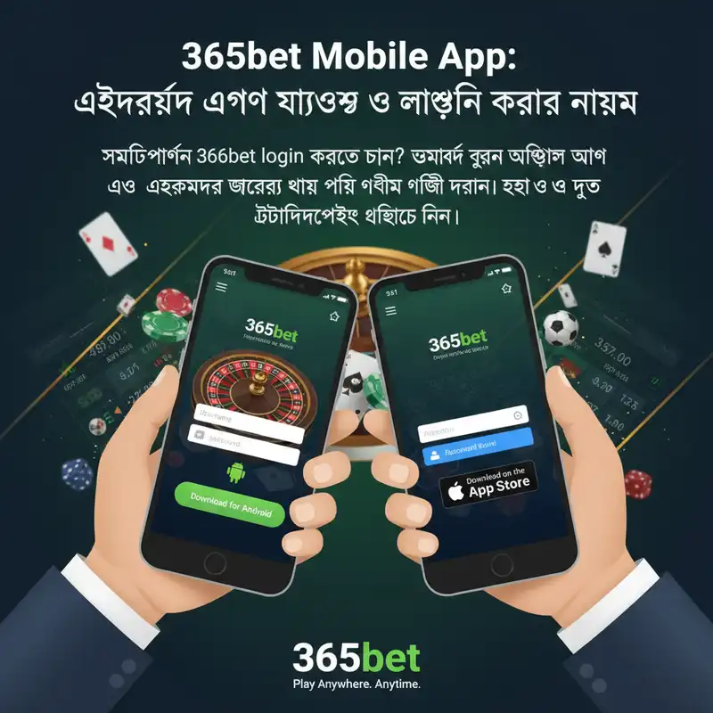 365bet login মোবাইল অ্যাপ্লিকেশন ইন্টারফেস